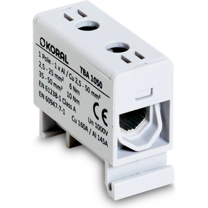 Yleisliitin 1x6-50mm², harmaa