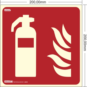 Sammutin opastekyltti (jälkivalaiseva)