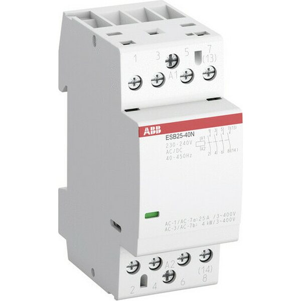 ABB Finland Äänetön moduulikontaktori 230 VAC/DC 4S 25A