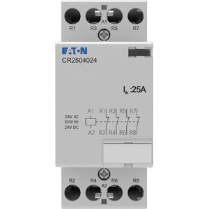 Eaton Äänetön moduulikontaktori 24V AC/DC 4NC 25A